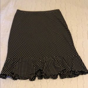 MICHAEL KORS ruffle hem pencil skirt